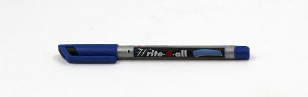 Foil marker, non-permanent, blue