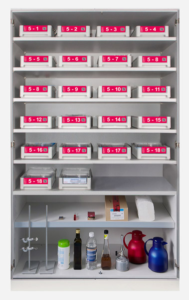 Medicine Cabinet Shelf Photograph by Science Stock Photography